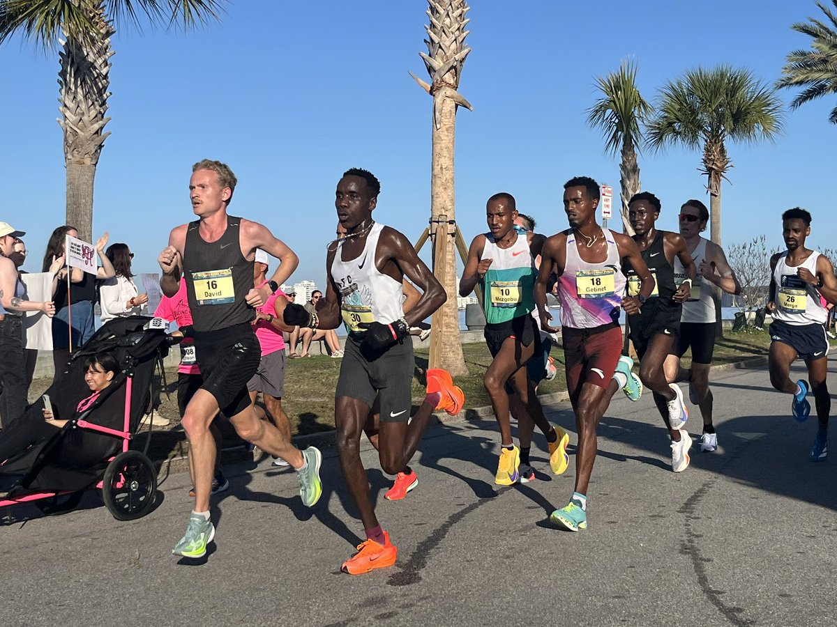 CityofJax's tweet photo. Congratulations to the 49th Gate River Run Men’s winner Mohammed El Youssfi and Women’s winner Chloe Herbiet. This event continues to be one of our favorites every year thanks to the thousands of runners, sponsors, volunteers, and spectators. We appreciate all of you! https://t.co/8JdQBfbtXb