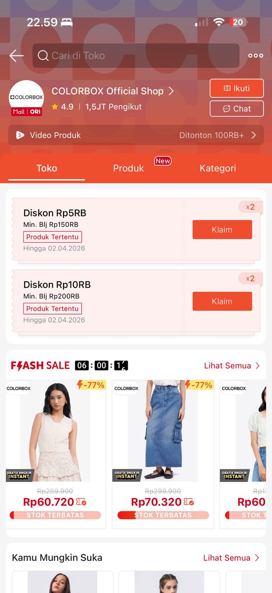 Osakaxen's tweet photo. Guys ini beneran Color Box brand di mall under 50k??????? MURAH BANGET LANGSUNG SERBU AJA GUYS https://t.co/pqG4YUd2rc