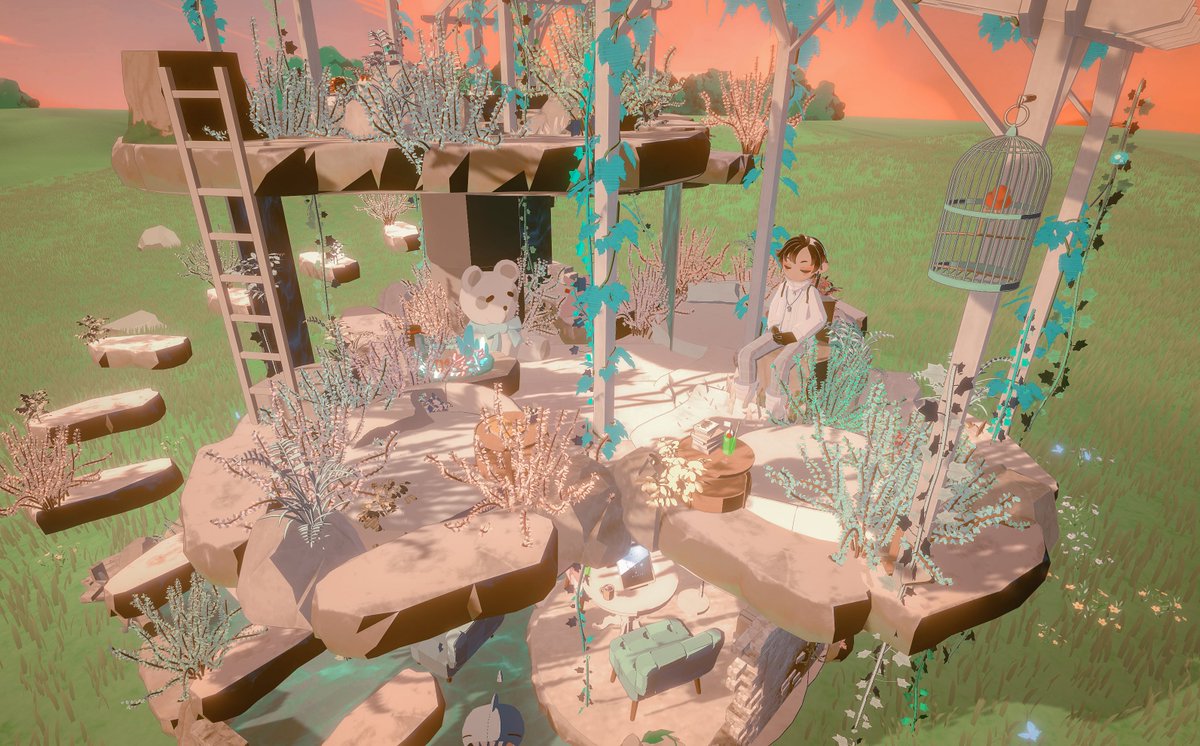 nzgoghnz's tweet image. 「神々の楽園」さん
タイトルの通り、どこか幻想的な雰囲気のルーム。妖精や神話というワードがなじみます…