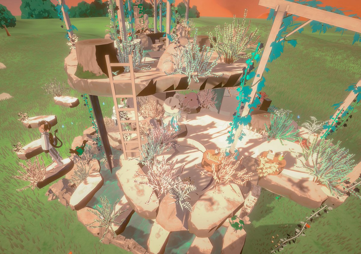 nzgoghnz's tweet image. 「神々の楽園」さん
タイトルの通り、どこか幻想的な雰囲気のルーム。妖精や神話というワードがなじみます…