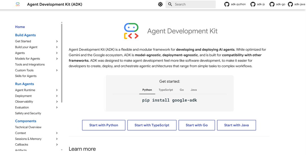 🚨 Google just open-sourced the AI Agent framework behind its own ...