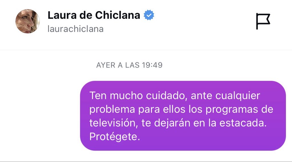 Mira que se lo avisé…