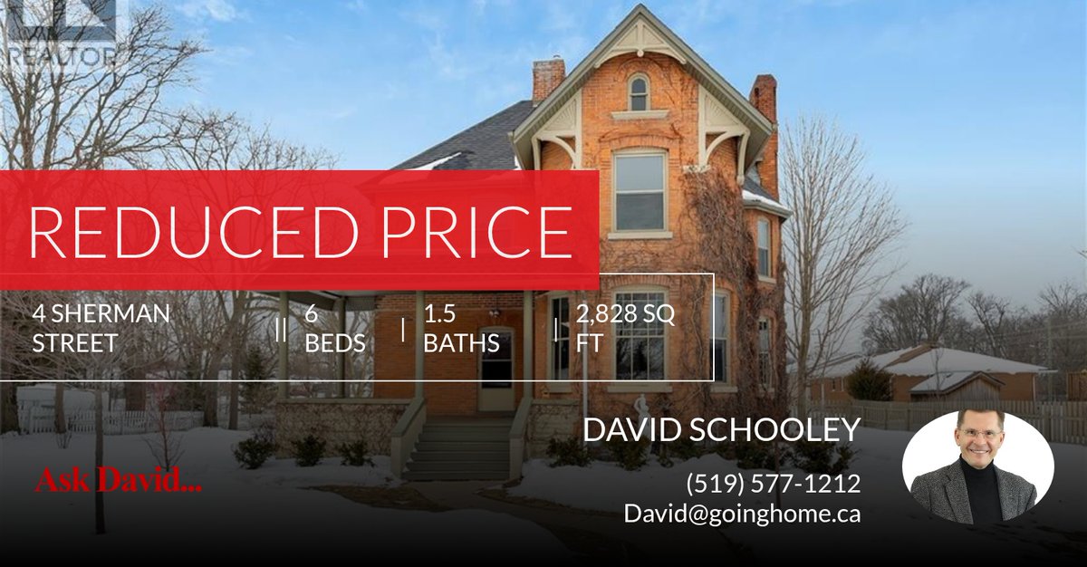 RemaxGoingHome's tweet photo. 🚨 Price Adjustment 🚨 This newly priced home won't last long so don't wait to set up a showing! Reach out here or at (519) 577-1212 for more information!!

Moving? Get it Right. #AskDavid #TheNegotiator #wrrealestate #onta... https://t.co/IOUXViCnuB https://t.co/RfkCT0Aajx