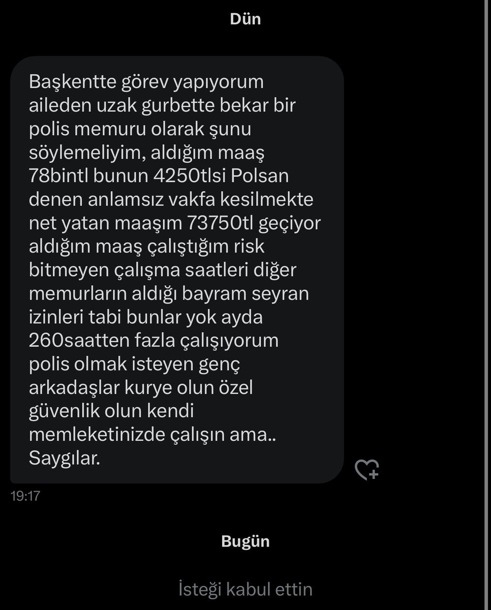 Polis memuru bir takipçimizin polis olmak isteyen gençlere tavsiyesi var;