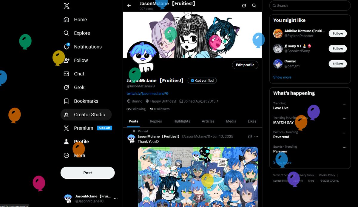 Birthday time, it's been like a year since i last had a birthday, Stream Later today