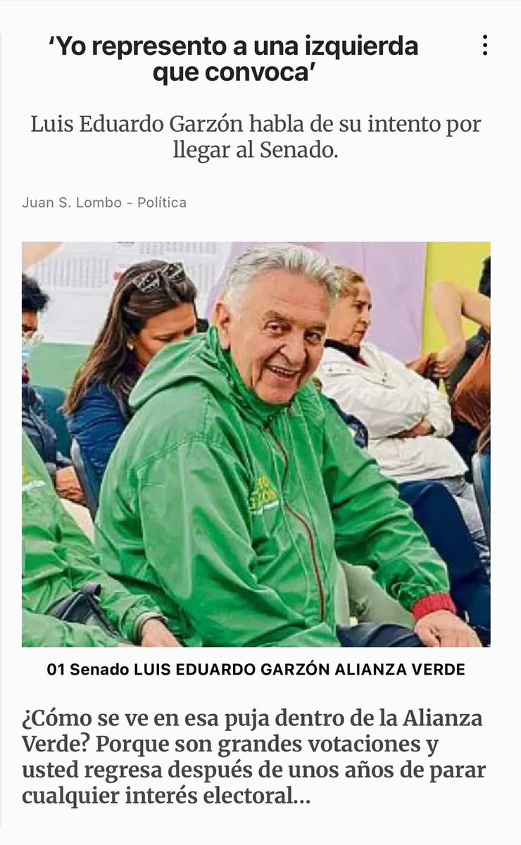 Lucho Garzón tweet media