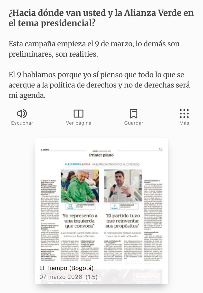 Lucho Garzón tweet media