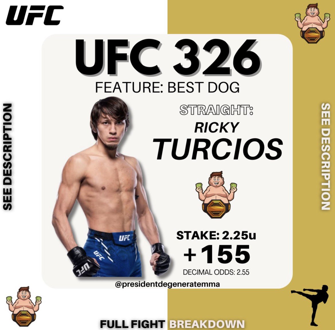 President Degenerate MMA tweet media
