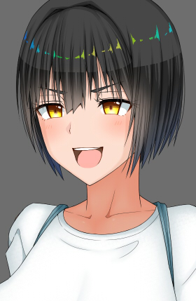 これは次回作の無知ぶる爆乳ボーイッシュヒロイン! 