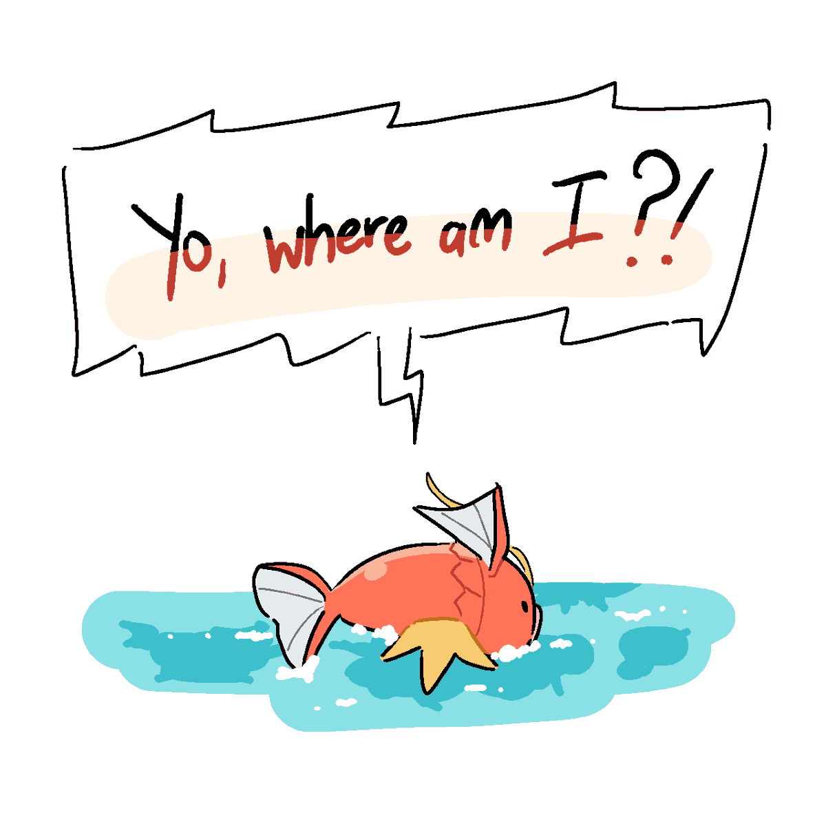 m1s0_s0ups's tweet photo. Seriously why did he say that. I love you Magikarp https://t.co/2nFp4hai4b