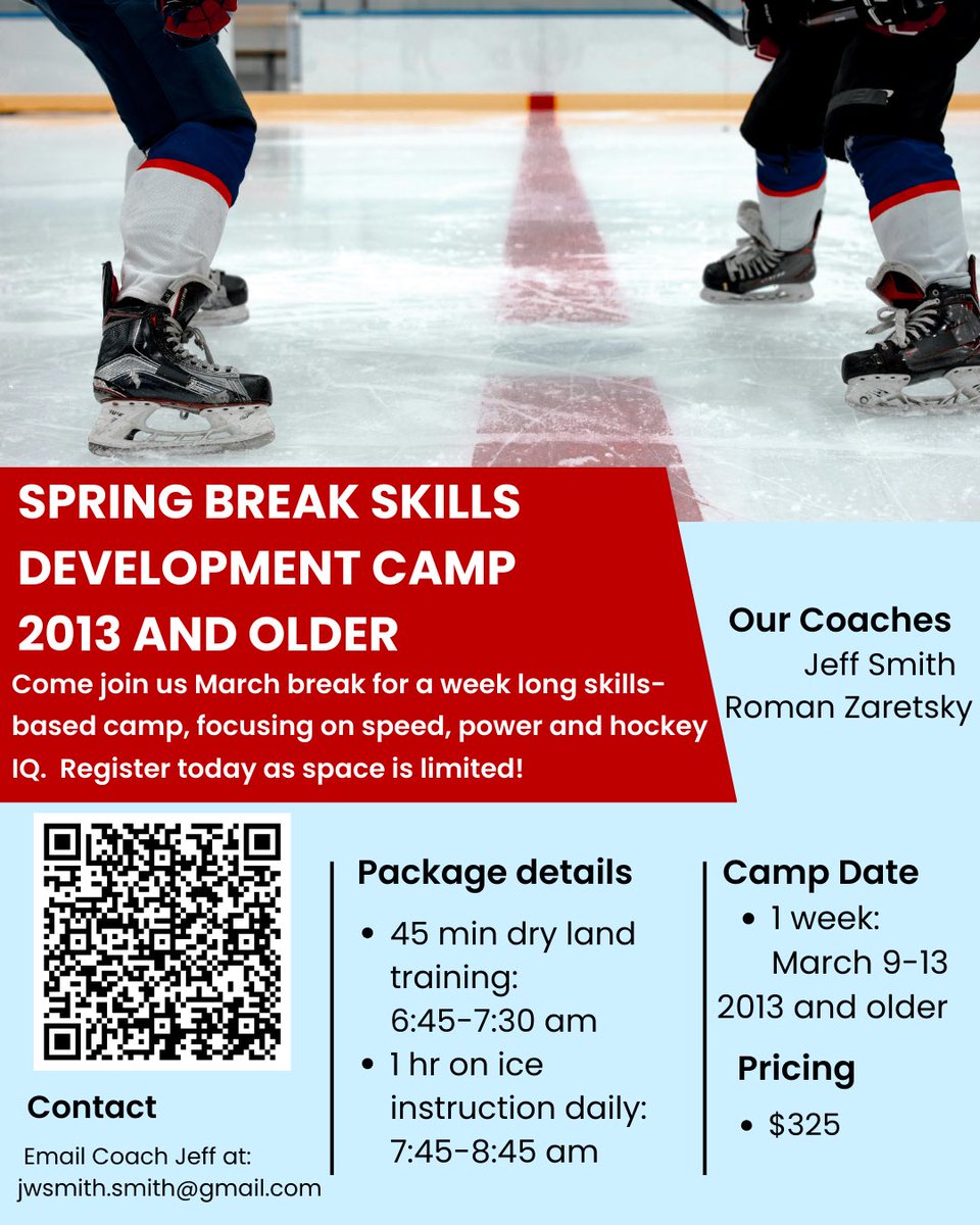BelleriveIce's tweet photo. Spring Break Clinic at Bellerive Ice Center @BelleriveIce Spots still open. Starts March 9th. https://t.co/oEbNcA3jwW