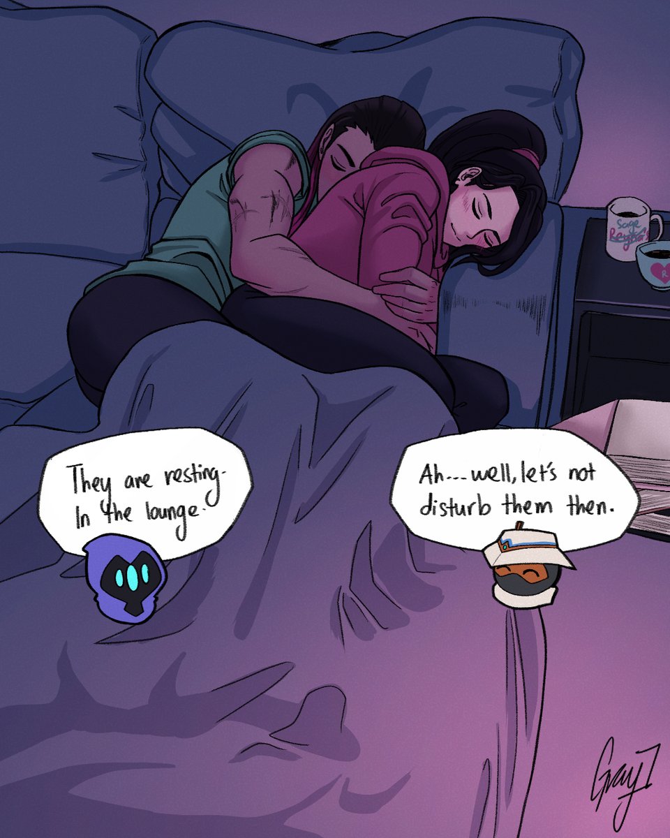 all warm and cuddly #Reyge