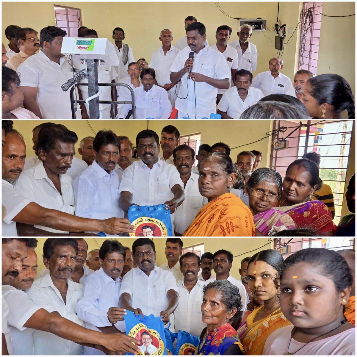 கடையம் ஒன்றியம் ராஜாங்கபுரத்தில் புதிய பகுதி நேர ரேஷன் கடையை திறந்து வைத்து பொதுமக்களுக்கு பொருட்கள் வழங்கினோம்..