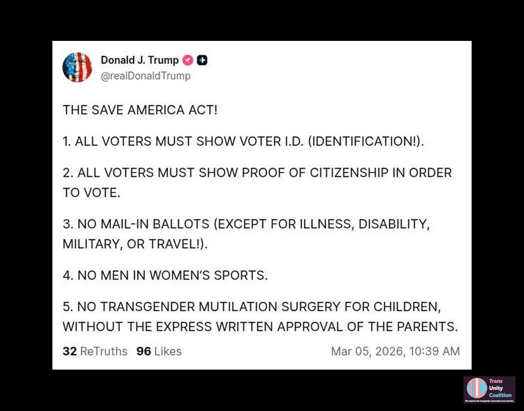 Trans Unity Coalition tweet media