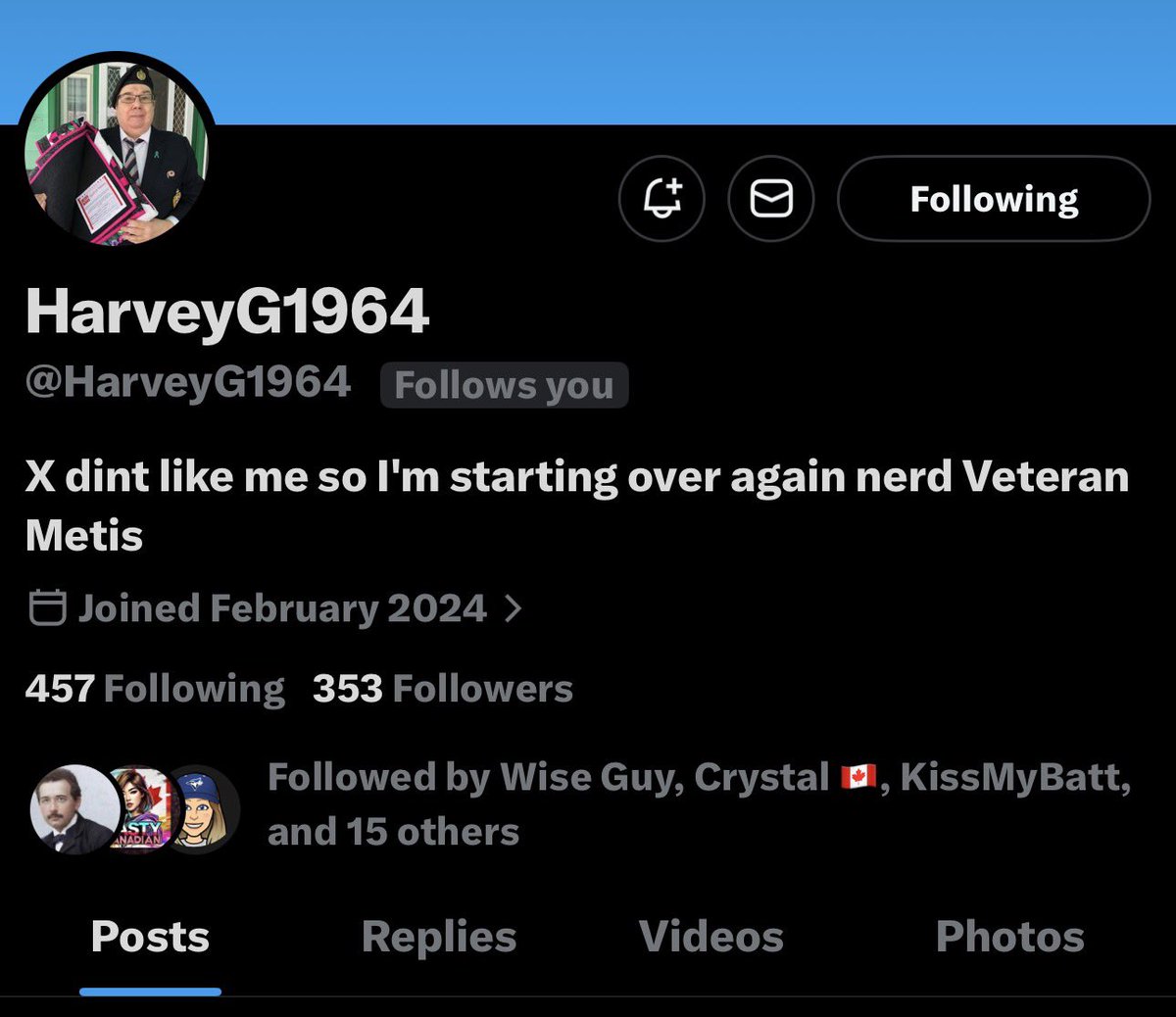 RatedR4Robynne's tweet image. Friends! Resisters! #brothers #sisters Harvey here deserves better than 353 followers. If you have ever fought for your country, you deserve a large platform. Give @HarveyG1964 a follow and a salute to show your appreciation. 🇨🇦🇺🇸🇨🇦🇺🇸🇨🇦 #veterans