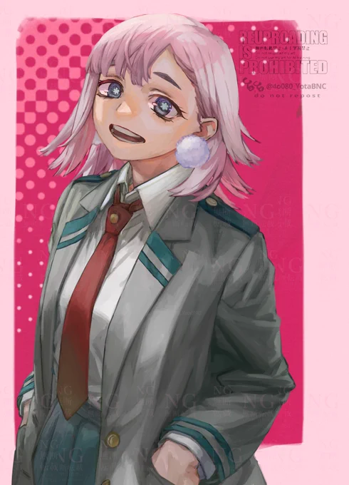 ヒロアカ ファンアート 不和真綿 ブルースカイにも投稿しました 見られる方は宜しければご覧ください