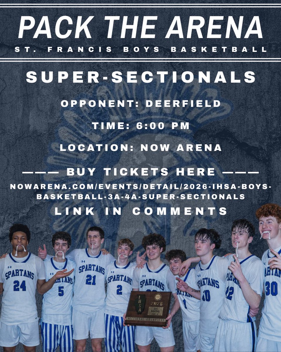St. Francis HS Spartan Boys Basketball tweet media
