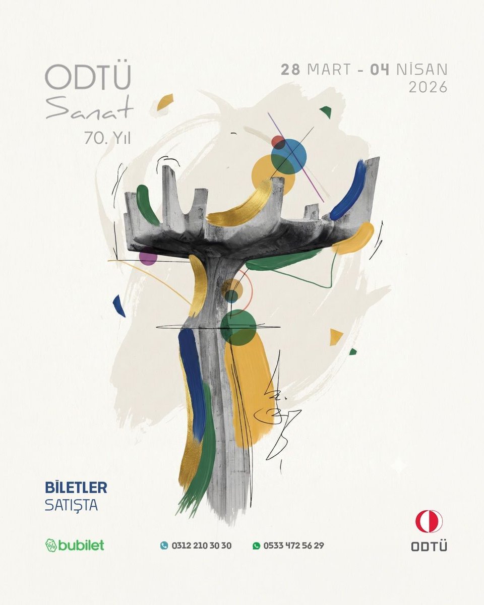 festtrcom's tweet photo. ODTÜ Sanat 70. Yılda yeniden!

Uzun bir aranın ardından ODTÜ Sanat geri dönüyor.
Sanatı ODTÜ ile, ODTÜ Sanat’ı Ankara ile yeniden buluşturuyoruz.

Sanat yeniden kampüste! Program ve biletler için https://t.co/MWmhLGNkgC https://t.co/1AwDkQ2ny4