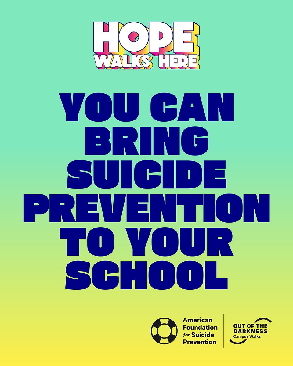 American Foundation for Suicide Prevention tweet media
