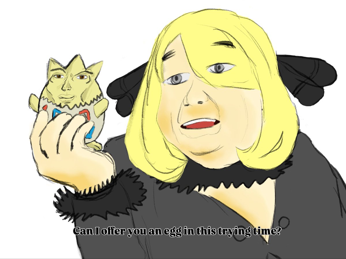 un_happyman's tweet photo. Day 113
Meme haha. Just tried some stuff and yeah… well here is Cynthia Devito offering you a Mogging Togepie egg.
Yes I question my decisions too… every day… https://t.co/gJ4kQwpvxr