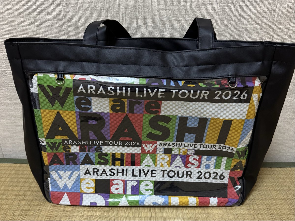 ショッピングバッグをどうするか…This is嵐のバッグを中に入れたら自立