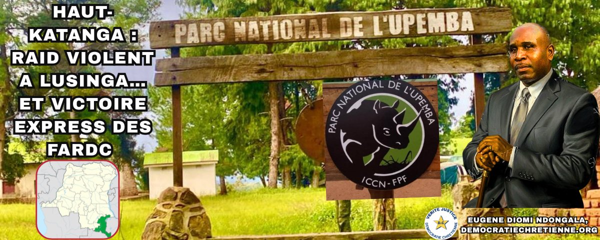 DiomiNdongala's tweet photo. HAUT-KATANGA : RAID VIOLENT A LUSINGA… ET VICTOIRE EXPRESS DES FARDC
#Lusinga a été reprise. Le parc n’est pas tombé. Le cœur économique bat toujours.
https://t.co/qkCAA8AH6D #rdc #rdcongo #Diomi https://t.co/YzEyXfI5IG