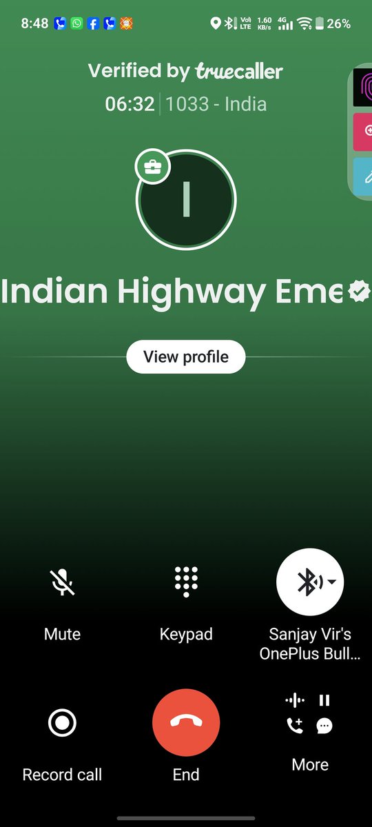 sanjayvirsingh's tweet photo. @NHAI_Official @nitin_gadkari @OfficeOfNG highly inefficient service of 1033 number. I called it, it kept me Waiting for 7 mins and then self disconnected. Is it actually a emergency service. Typical government official behaviour even on call centre. My no 9793456078. https://t.co/dKDINuaqDH