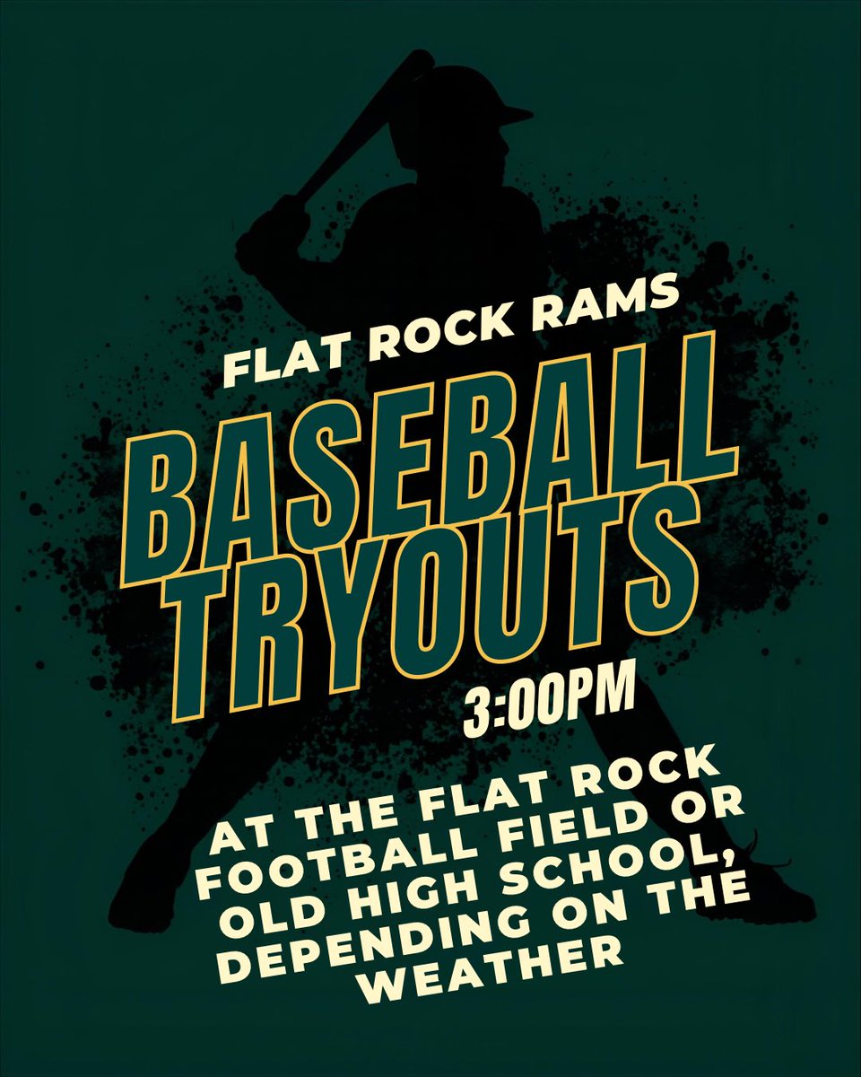 Flat Rock Baseball tweet media