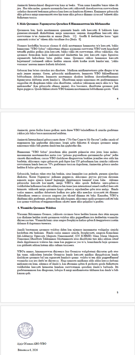 Oromo Liberation Army OLF-OLA tweet media