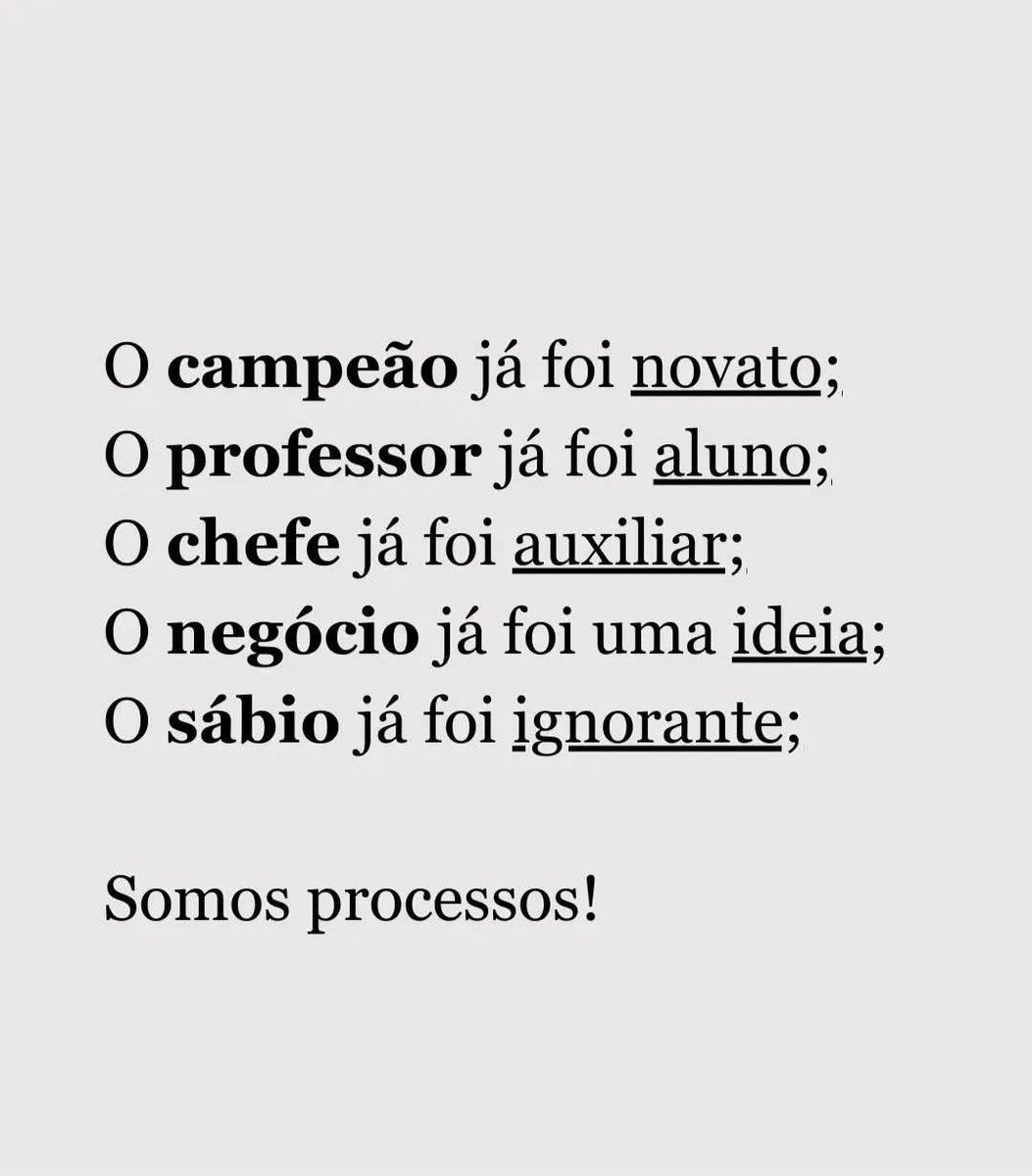 26danielribeiro's tweet photo. Somos processos. https://t.co/oCo0BKLuHD