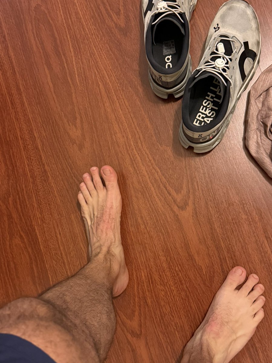 Post run feet.