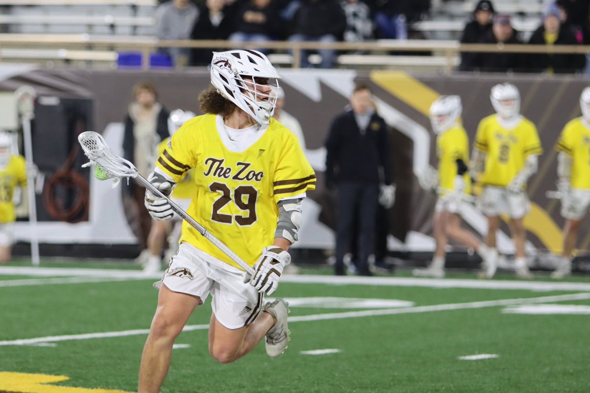 WmuLacrosse's tweet photo. Tough loss for the Broncos yesterday, with the low numbers.  
Looking to respond today.  
Pittsburgh.  1pm. 
- 
Stream 🔗: https://t.co/DBnjDuBmRG
(Stream may end early due to adverse weather in Lexington) https://t.co/kMe5Ml8ZSS