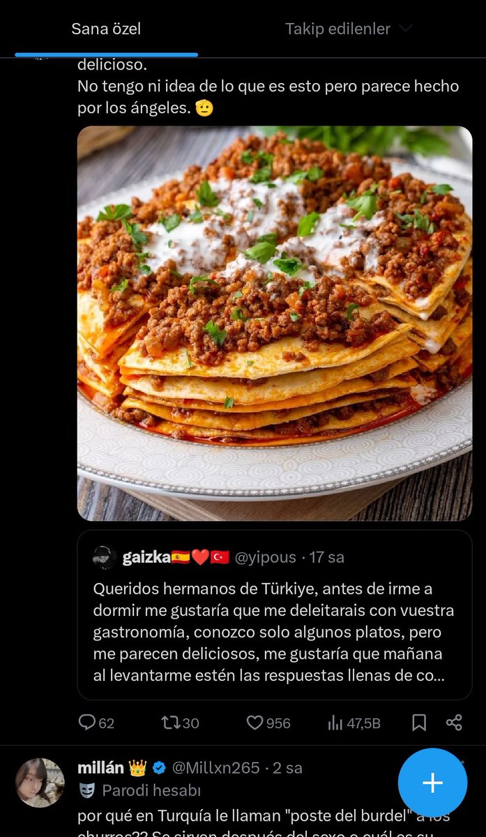 Olum artık karşıma çıkan Türkçe tweet sayısı 0 Turist gibi geziyom timelineda