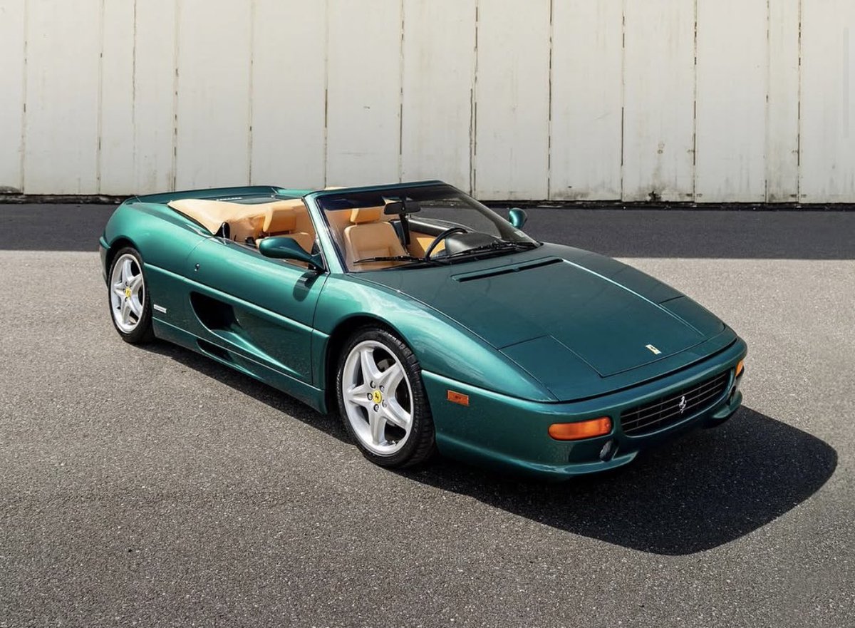FlawlessSpec's tweet image. Verde Mugello Ferrari F355 Spider