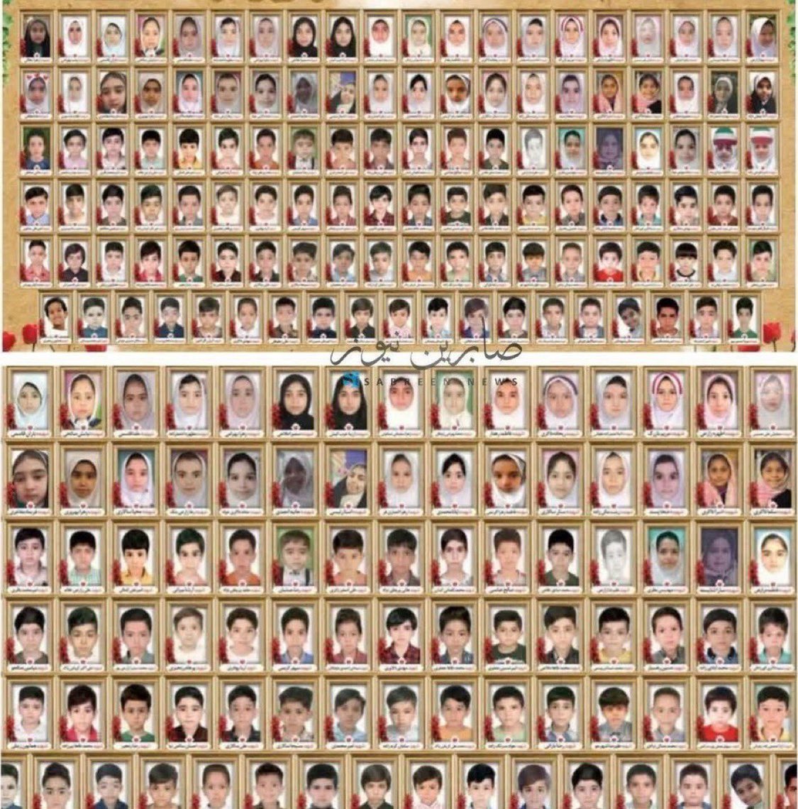 The photos of the Iranian children killed in a terrorist attack at Minab Elementary School. 💔