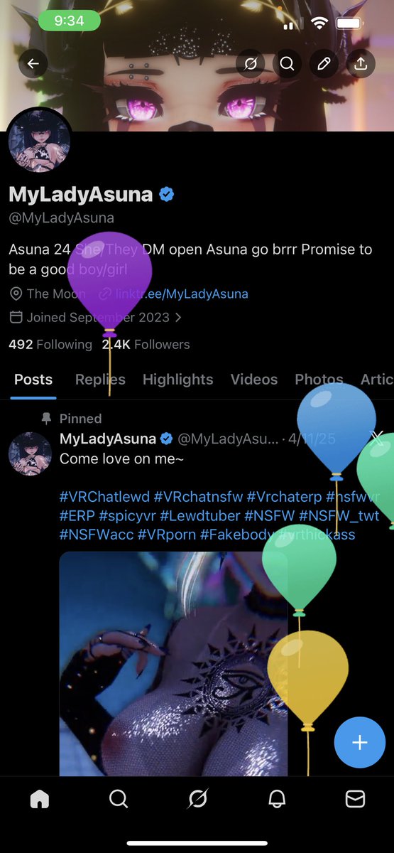 MyLadyAsuna tweet media