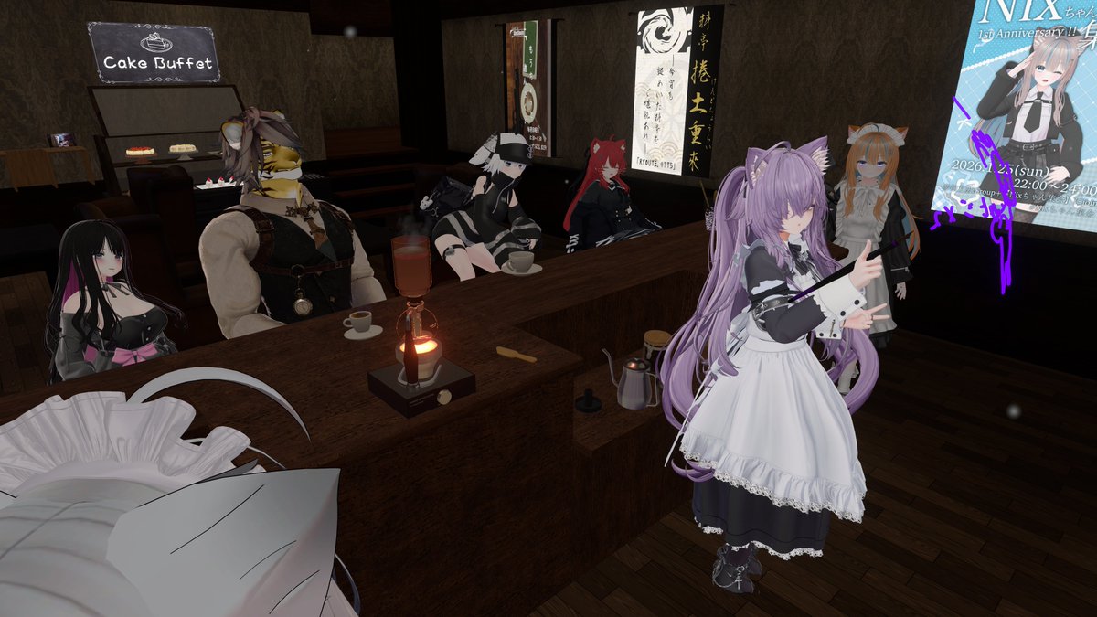 VRCパブリックカフェ tweet media