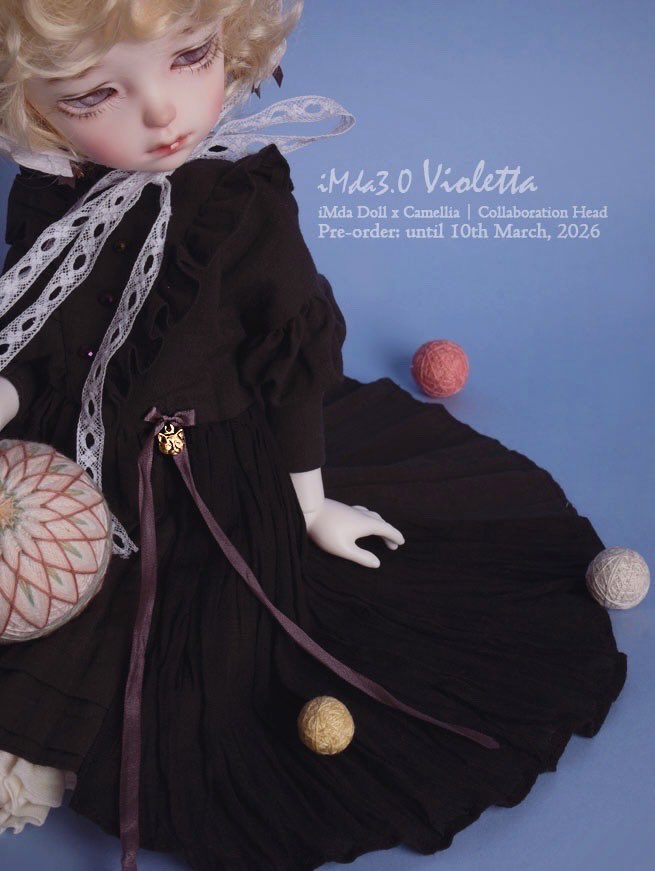 camellia 様 ruban ウィッグ iMda3.0 人形 ドール 羽根 iMda Doll