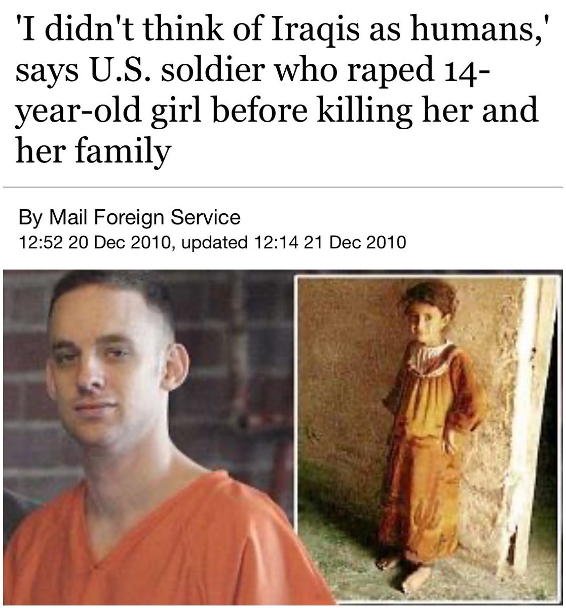 KiaranScuro's tweet photo. @Bleariio It’s not “humor” when the U.S. military is historically full to the brim with rapists who take advantage of the women and children of the countries they’re deployed to. https://t.co/heWPgwWxJ6