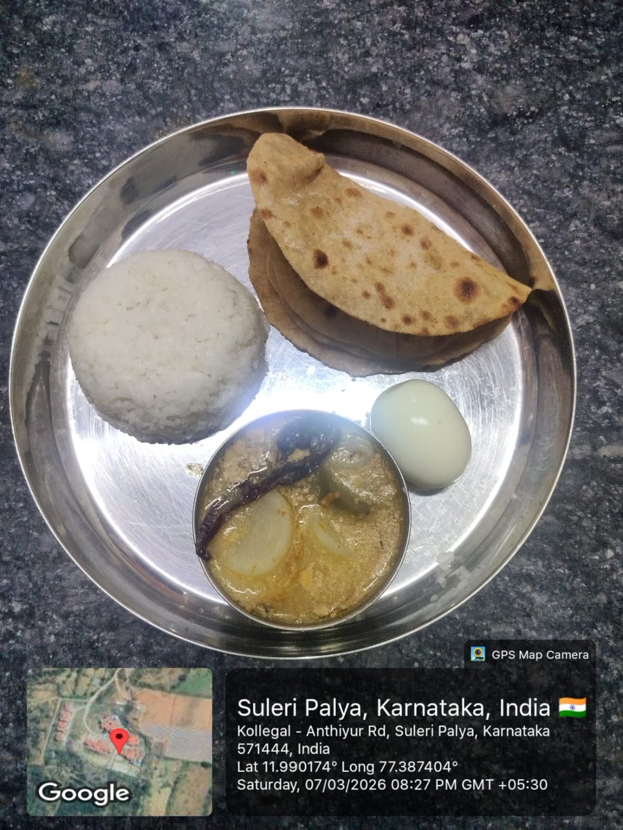 549Igrs's tweet photo. IGRS-549 RAMAPURA :7/3/2026 Dinner https://t.co/WTpb4sgVXE