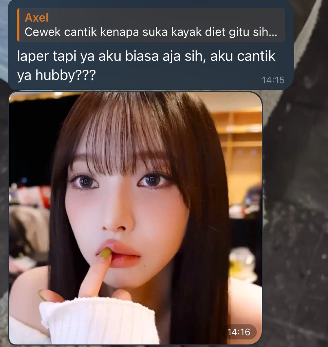 deepxel's tweet photo. Dari pada jawab, lebih pilih liatin wajah cantik itu berjam-jam. https://t.co/qwzhLeItTv