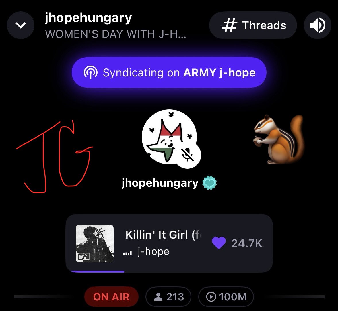 Jeneen7651's tweet photo. @jhopehungary @hobistreamclub @JhopePress CELEBRATING WOMEN WORLDWIDE
MONA LISA YOU KILLIN IT GIRL
#jhope_KillinItGirl #StreamForjhope #jhope https://t.co/jwbkuUomP8