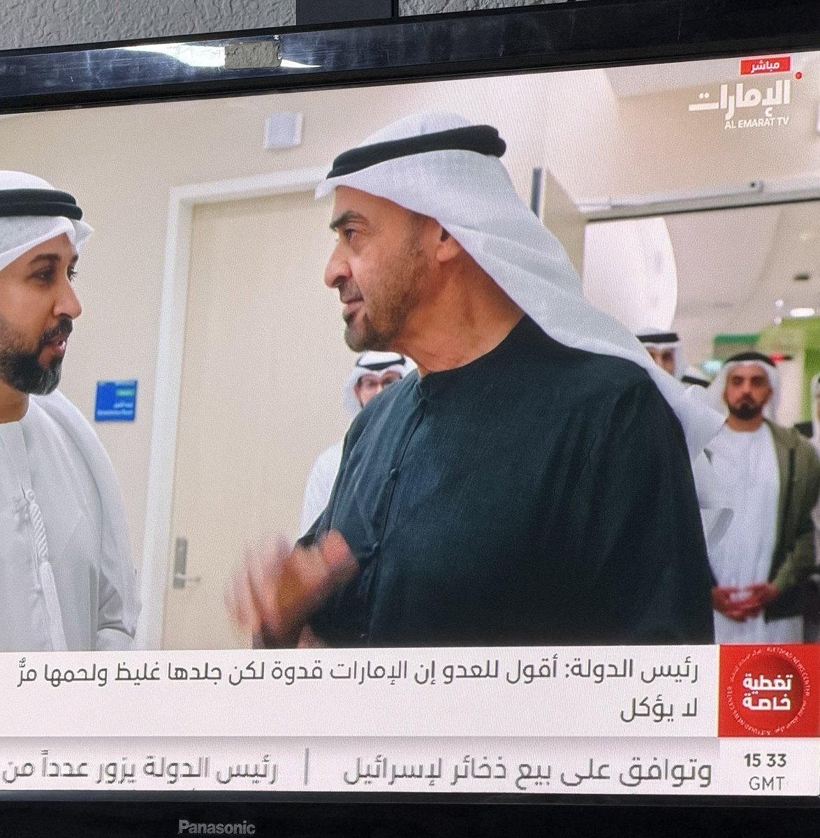 f6aim2021's tweet photo. رئيس الدولة: أقول للعدو إن الإمارات قدوة لكن جلدها غليظ ولحمها مرُّ لا يؤكل. https://t.co/bPXyx7R8RL