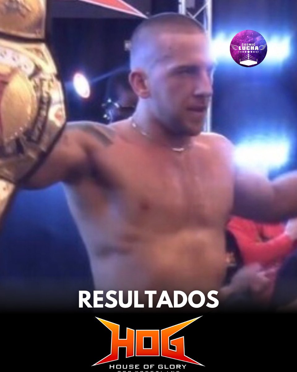 CosmicLucha's tweet image. Resultados de #TurfWars

🌃Charles Mason retuvo el campeonato peso pesado de HOG ante Bryan Keith

🌃Private Party derrotaron a Bang &amp;amp; Matthews

🌃Zilla Fatu retuvo el campeonato Crown Jewel de HOG ante Bishop Dyer

🌃Gringo Loco derrotó a Trik Davis