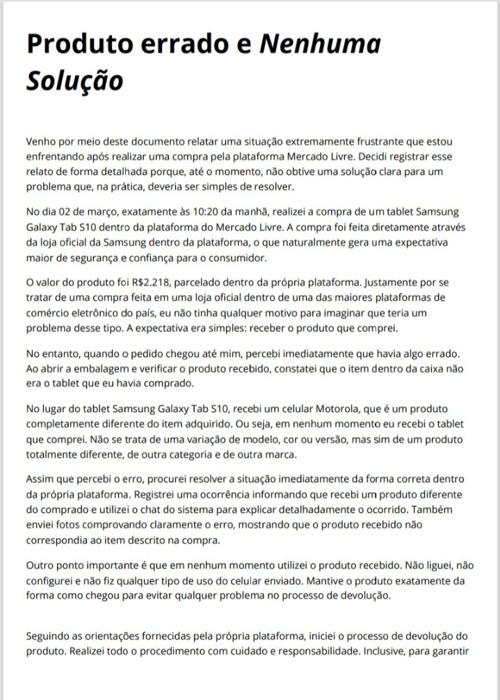 Minsk_Lr's tweet photo. ⚠️ Preciso de ajuda com um problema sério no @MercadoLivre 
No dia 02/03 às 10:20, comprei um tablet Samsung Galaxy Tab S10 na loja oficial da @SamsungBrasil dentro da plataforma.
Por favor, me ajudem compartilhando esse post🙏
#MercadoLivre
#Samsung https://t.co/MC2J6GAbhj