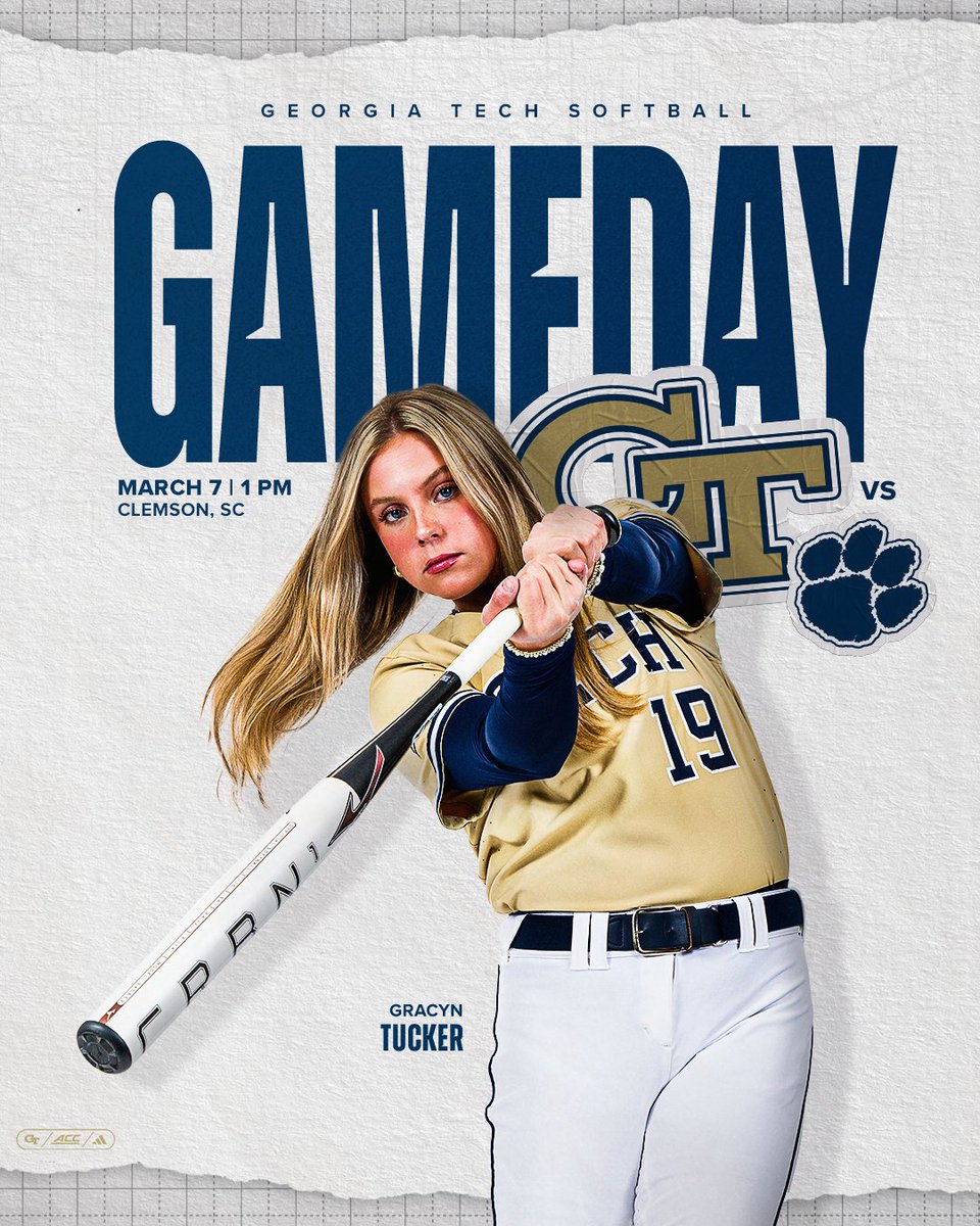 Back for game two 👊

🆚 Clemson
🚌 Clemson, S.C.
🕘 1 p.m.
📺 ACCNX - buzz.gt/CUTV226
📊 buzz.gt/CUST226

#StingEm 🐝