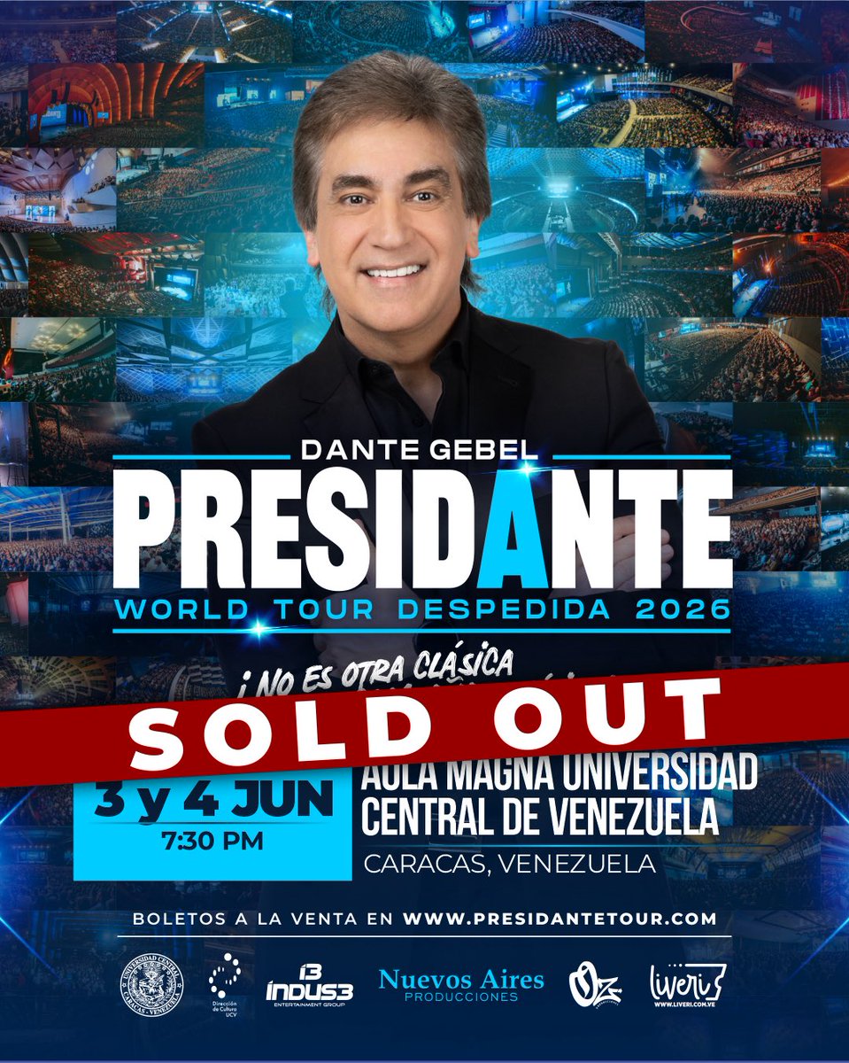 ¡GRACIAS GENTE LINDA DE VENEZUELA! En menos de 1 hora SOLD OUT.