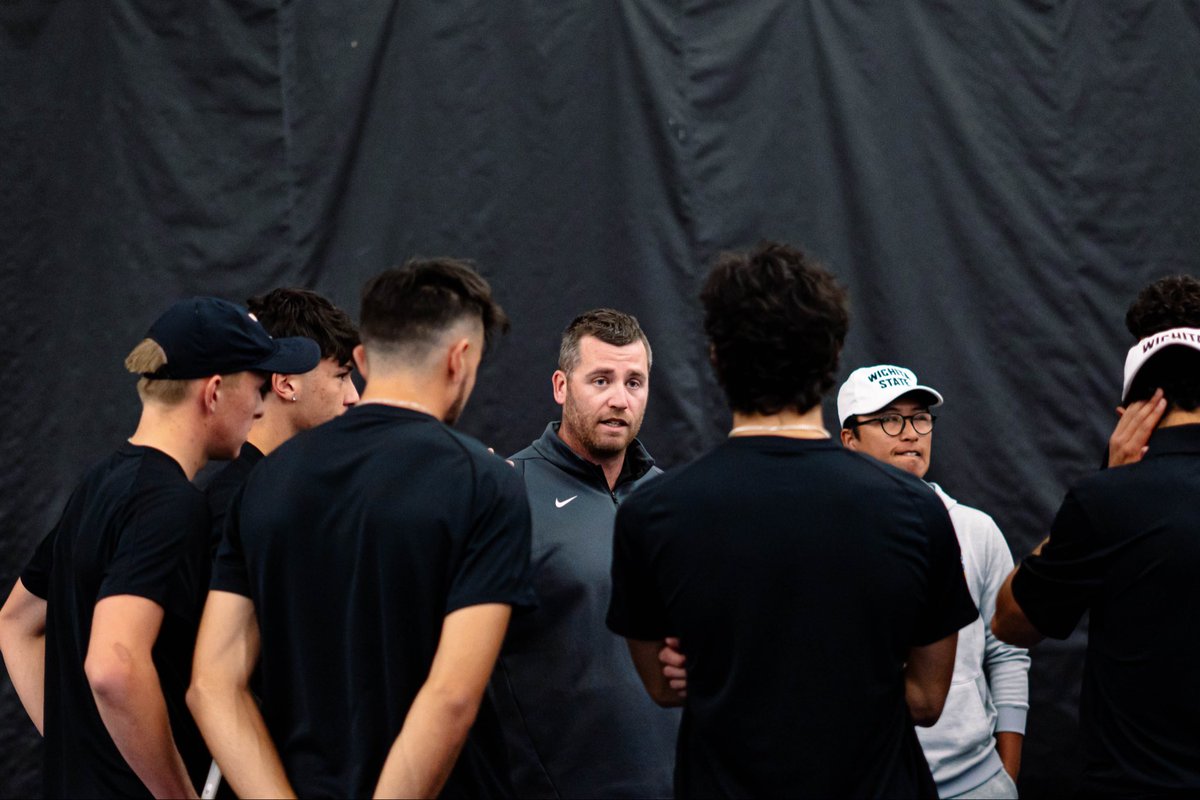 GoShockersMTEN's tweet photo. Reminder! We are at HOME tomorrow against No. 34 Oklahoma State! 🏠 

Free donuts and coffee for fans while supplies last! ☕️ 🍩 

🕚 11 AM
📍 Sheldon Coleman Tennis Complex

#FearTheWheat🌾 https://t.co/ypYRWOi2eG
