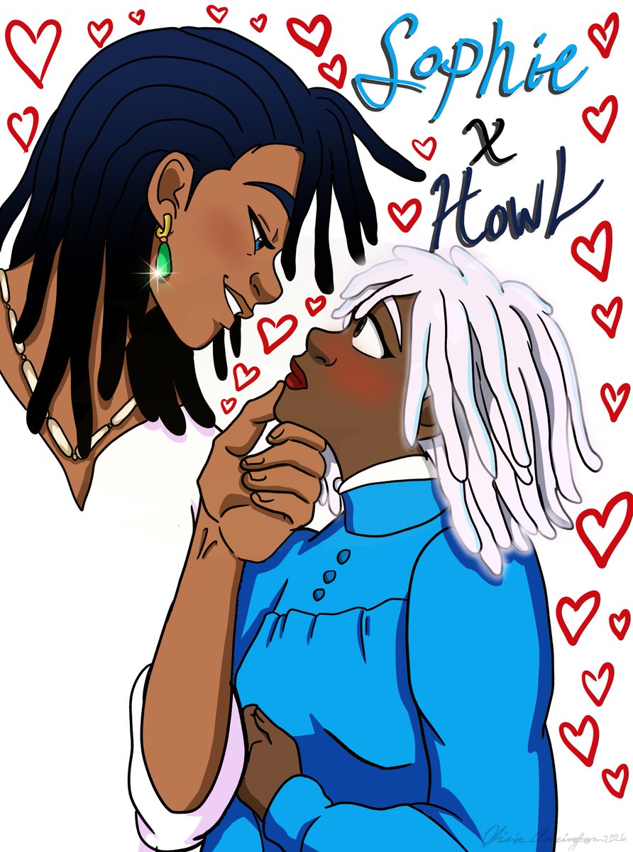 Livlovesart01's tweet photo. Here's Day 22 and I love this!! We have SophieXHowl From Studio Ghibli's "Howl's Moving Castle" and I have to say that Black Howl is different!!πππ
#oraproductions #anime #studioghibli #sophieandhowl #howlsmovingcastle https://t.co/psCWvNeyeJ