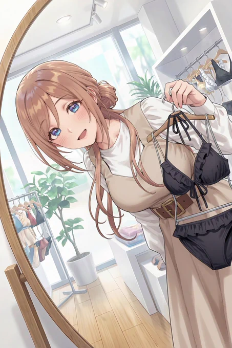 水着選び中莉波
